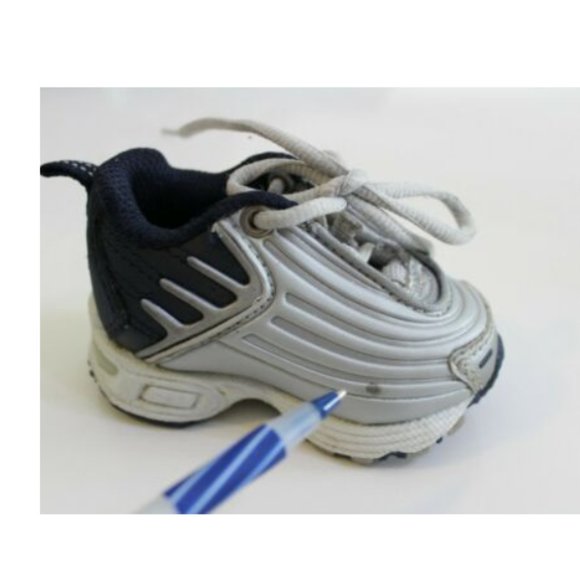 Smart Fit Vintage Athletic Sneakers Infant Size 1 - Picture 3 of 4